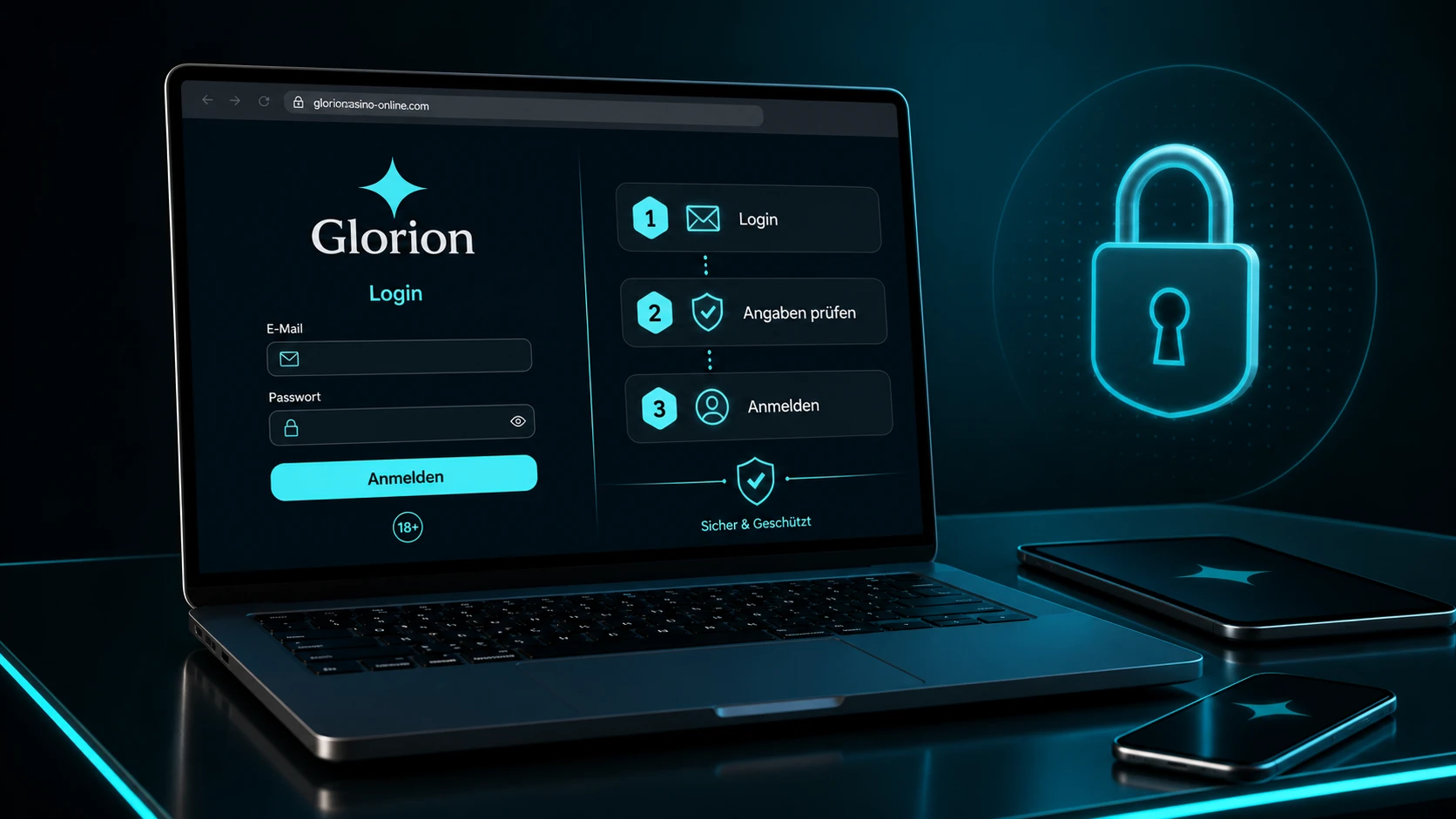Glorion Casino Login Schritt für Schritt