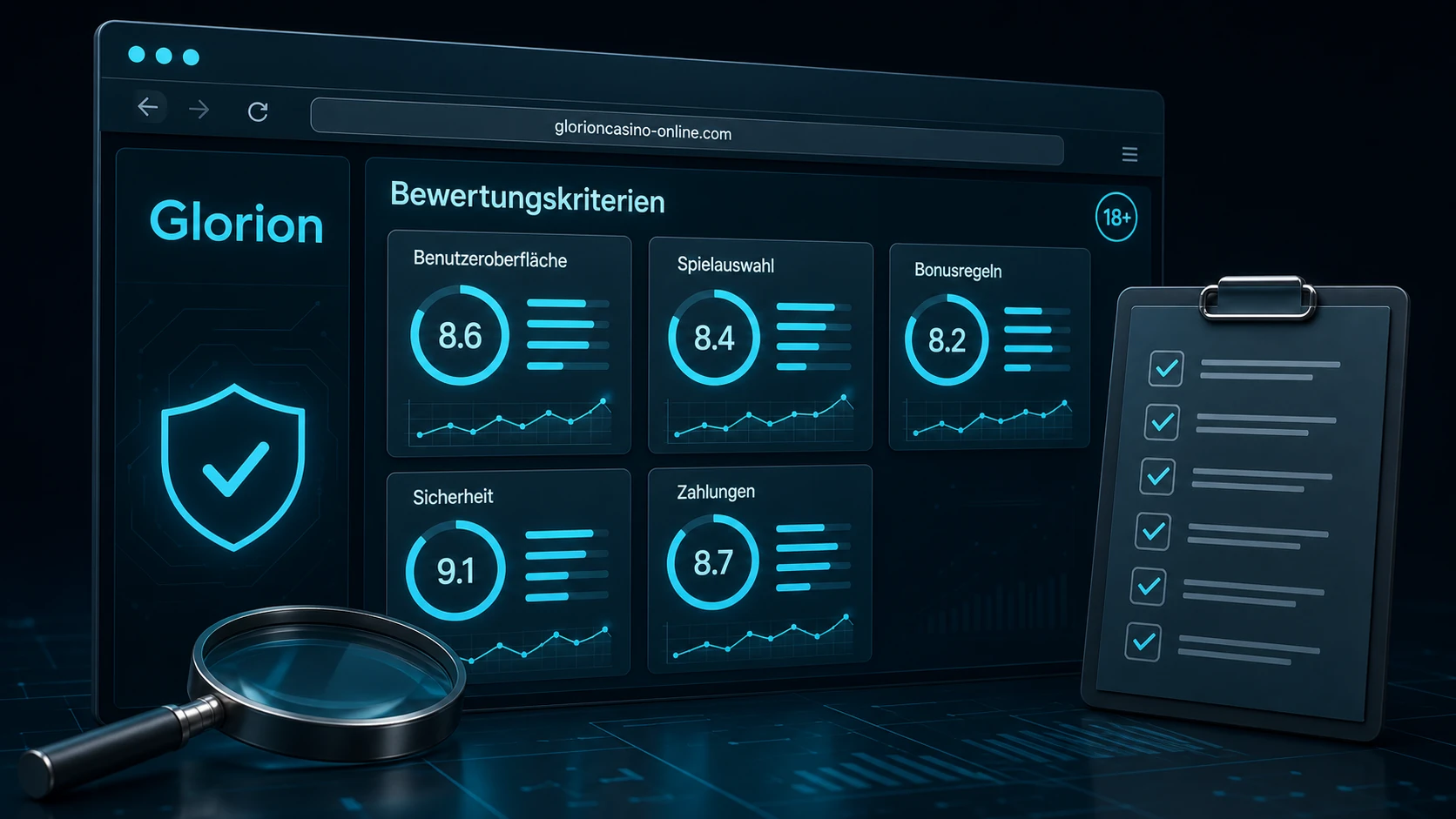 Glorion Casino Review: wichtige Bewertungskriterien